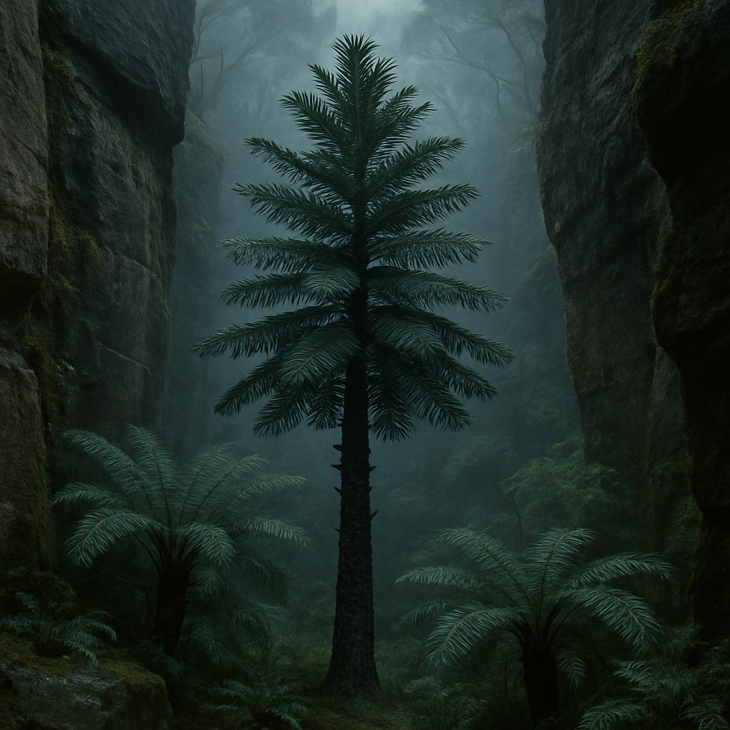 Wollemi Pine Wollemia Nobilis Wollemi National Park Australia paint by diamonds