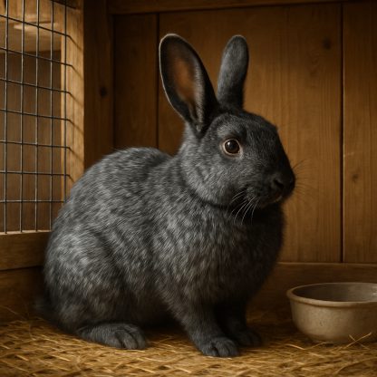 Silver Fox Rabbit - United States Paint by diamonds kits