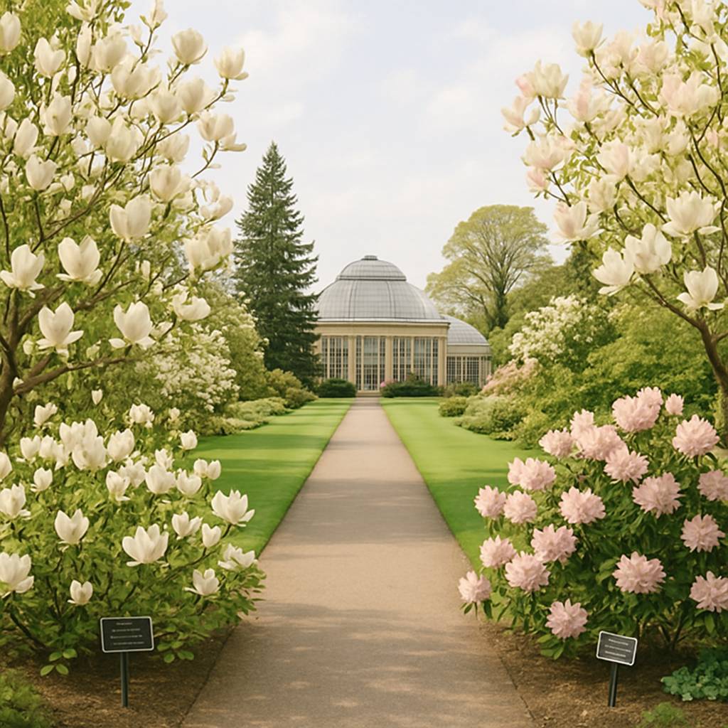 Royal Botanic Garden Edinburgh Scotland United Kingdom paint by color