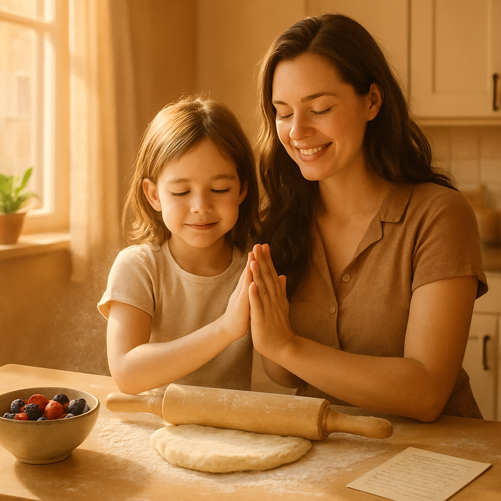 Recipe Of Tenderness Flour Dust And Shared Laughter In The Kitchen diamonded painting kits