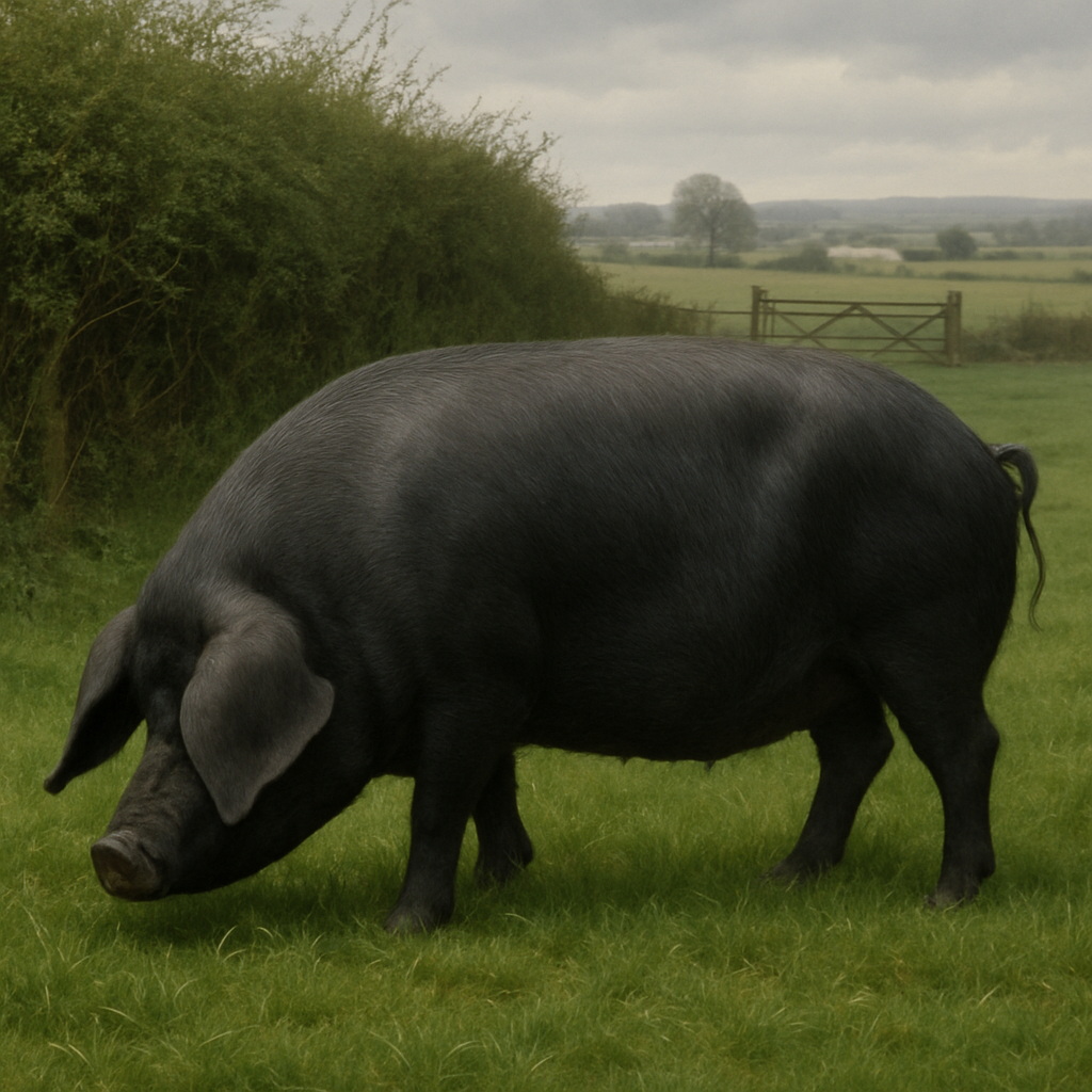 Large Black Pig - United Kingdom paint by diamond
