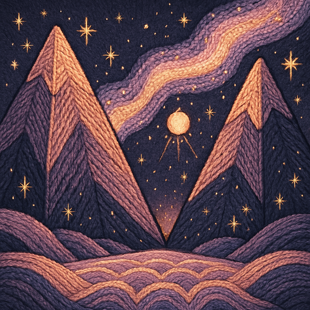 Galaxy Pass Through Needlepoint Peaks paint by color