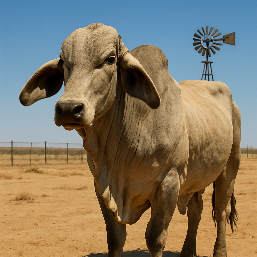 Brahman Cattle - United States paint by diamond