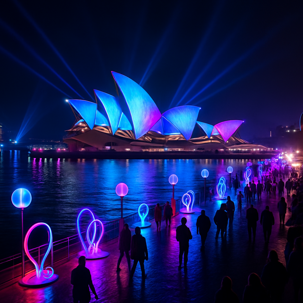 Vivid Sydney diamond painting