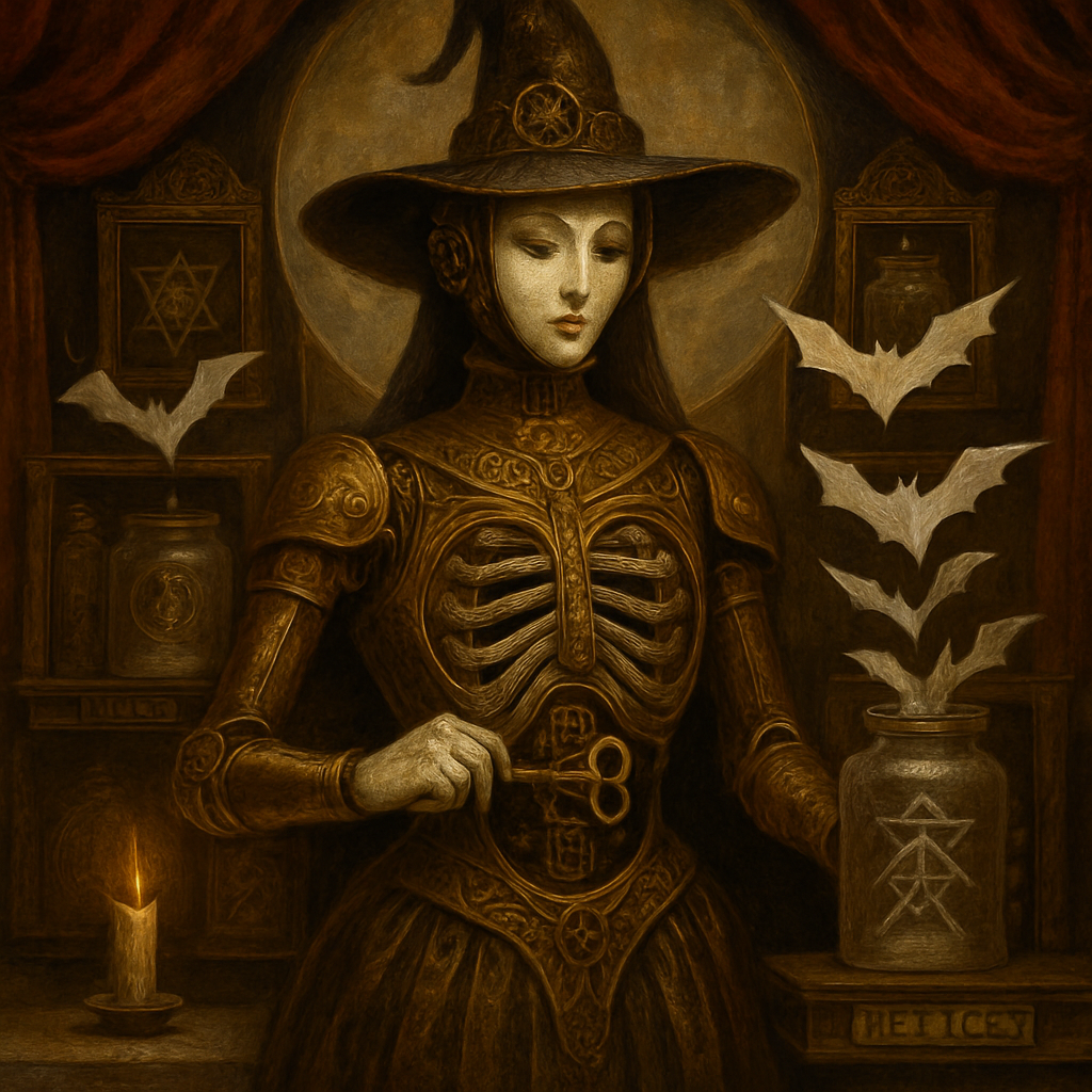 The Clockwork Witch In The Museum Of Unopened Curses paint by diamond