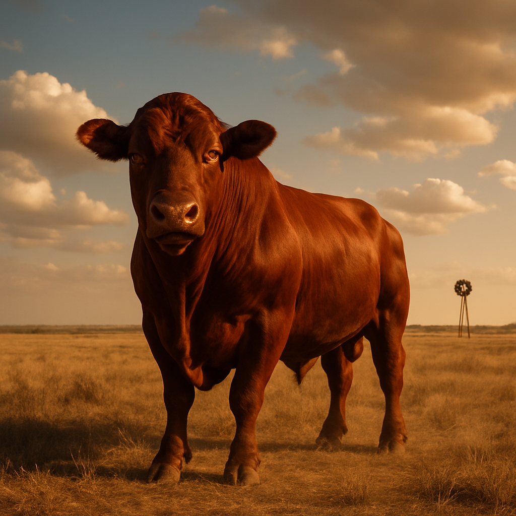 Santa Gertrudis Cattle United States DIY paint by diamonds