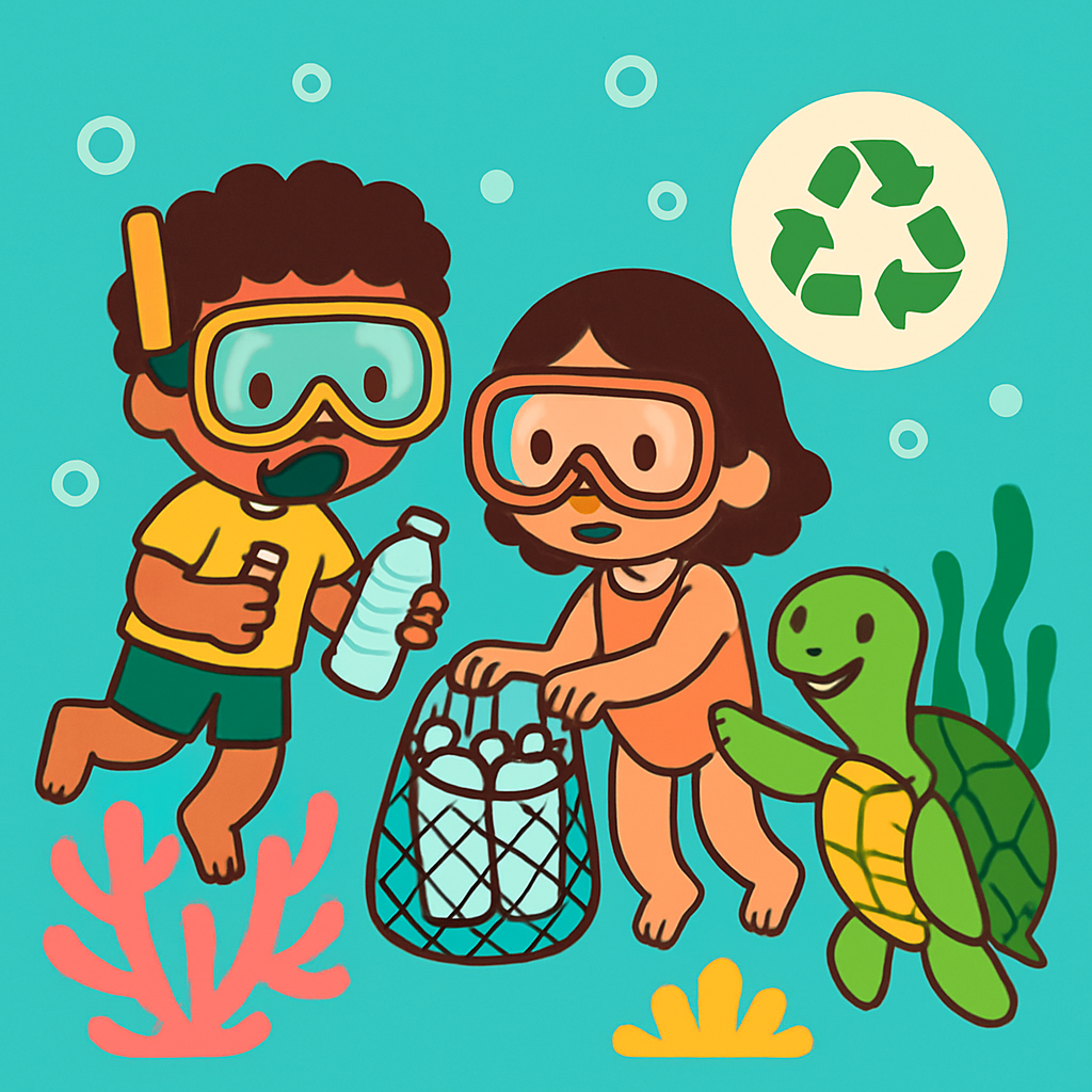 The Great Barrier Reef Cleanup Crew diamonded painting kits