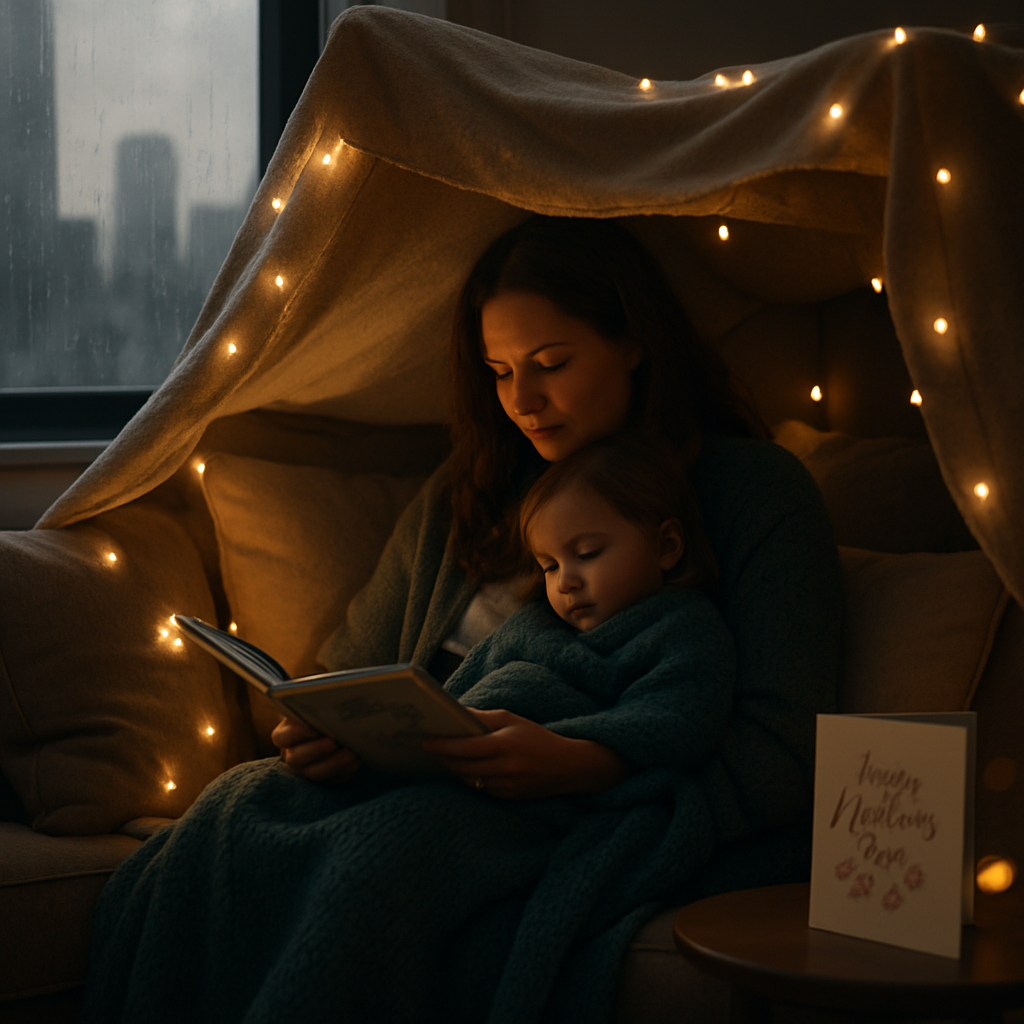 Rainy Window Lullaby In A Blanket Fort Harbor paint by diamonds