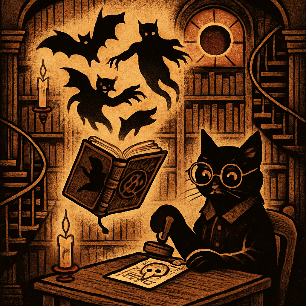 The Library Of Living Spell Shadows Paint by diamonds art