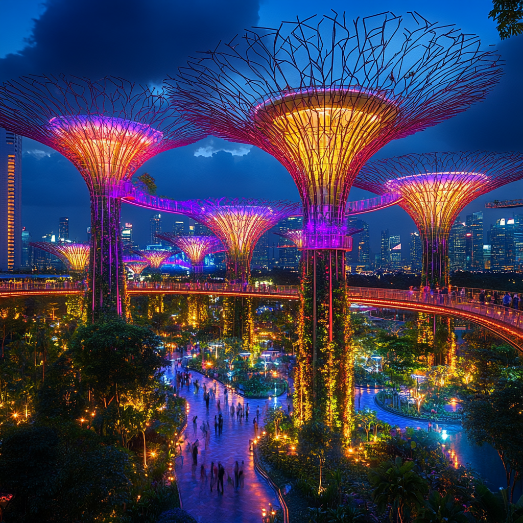 Gardens By The Bay diamond painting