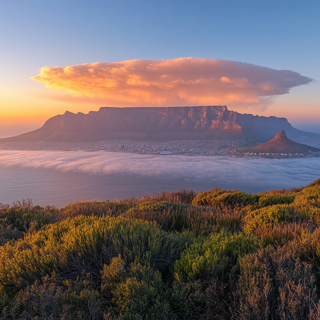 Table Mountain diamond painting