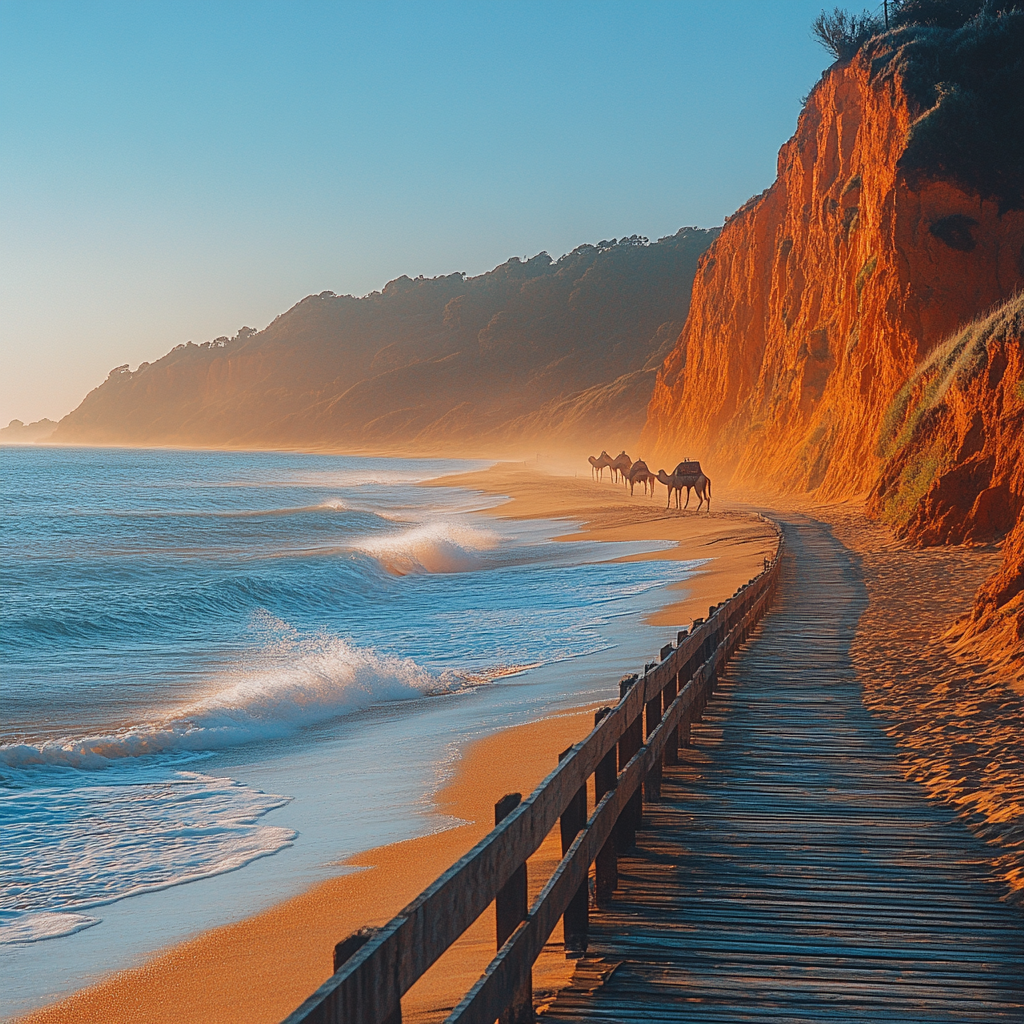 Cable Beach And Gantheaume Point diamonded painting kits