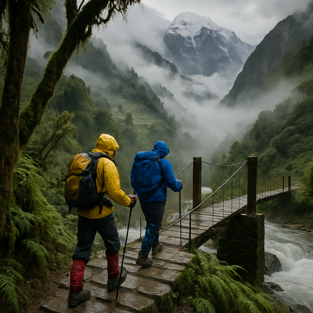 Monsoon Mist On The Annapurna Sanctuary Approach Paint by diamonds kits