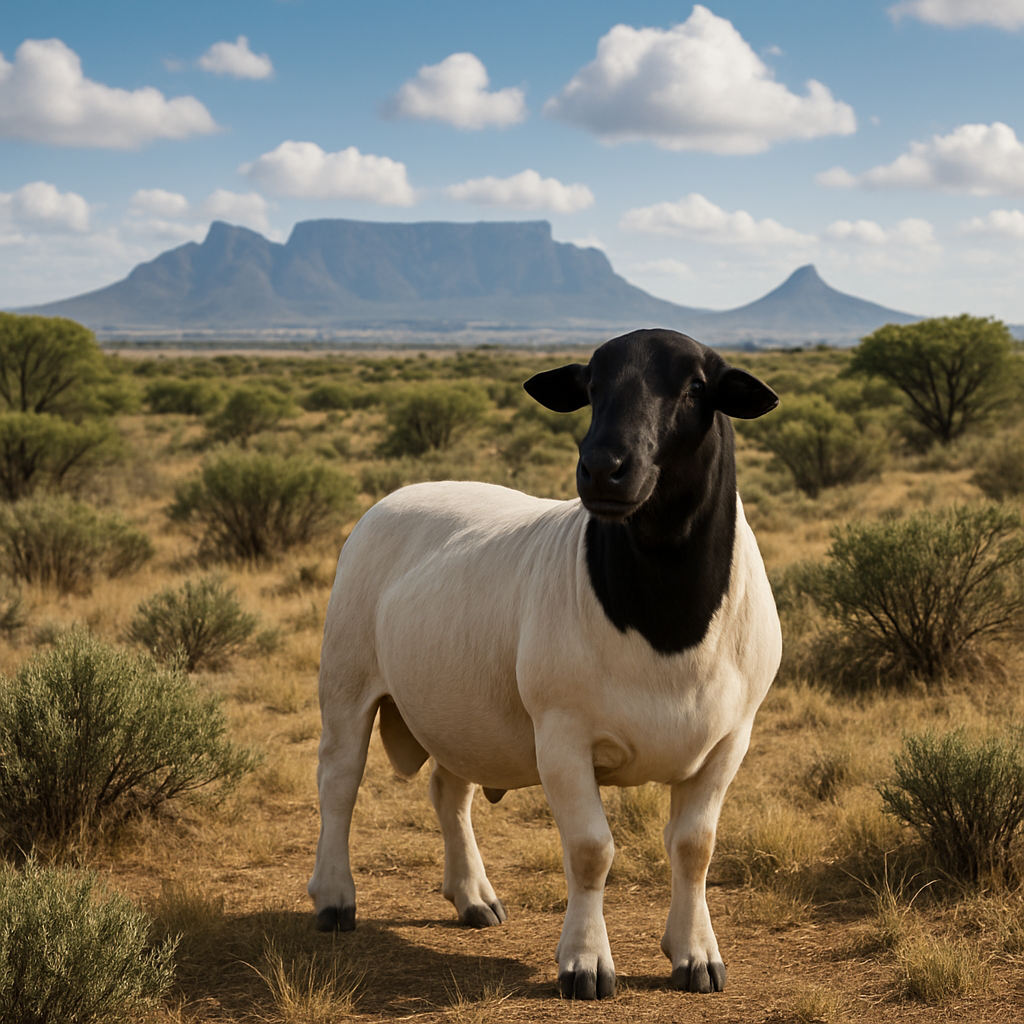 Dorper Sheep DIY paint by diamonds