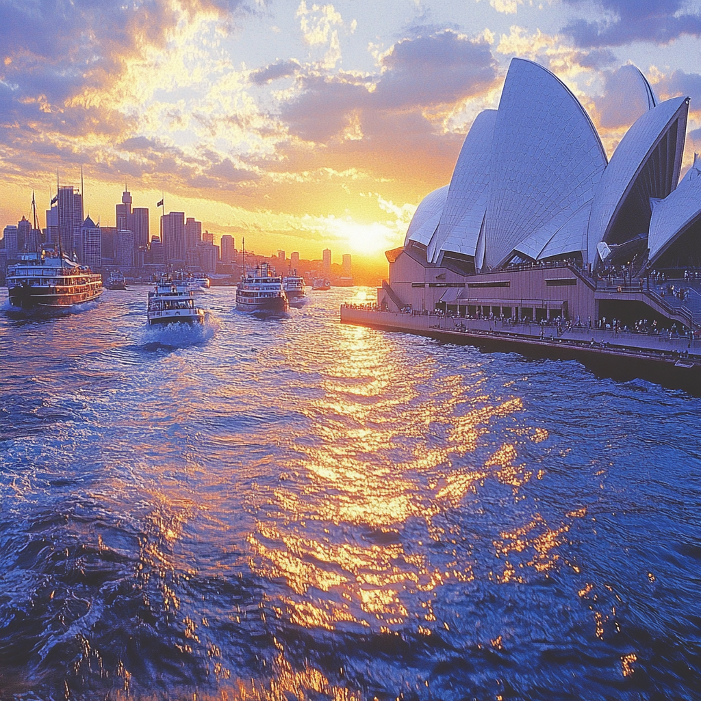 Sydney Opera House Sydney Australia Painting by diamonds kit