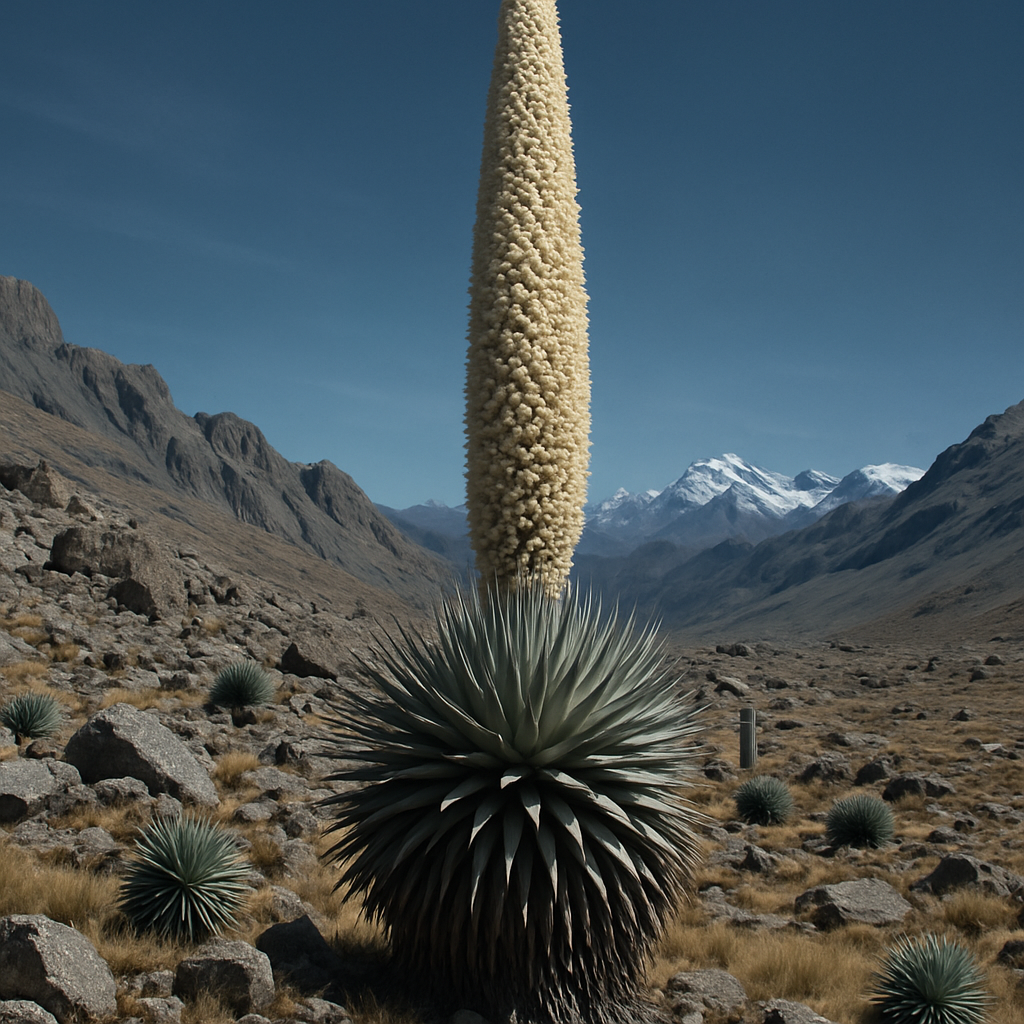 Puya Raimondii Queen Of The Andes Peru diamond painting