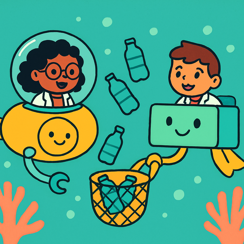 Coral Reef Rescue Robots paint by diamond