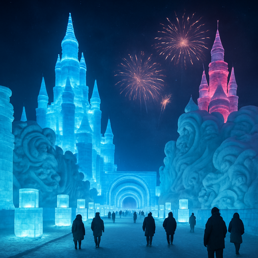 Harbin International Ice And Snow Sculpture Festival Harbin diamonded painting kits