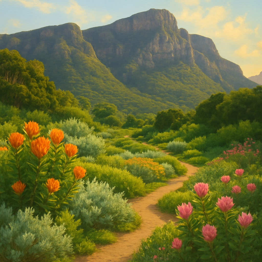 Kirstenbosch National Botanical Garden Cape Town South Africa diamonded painting kits