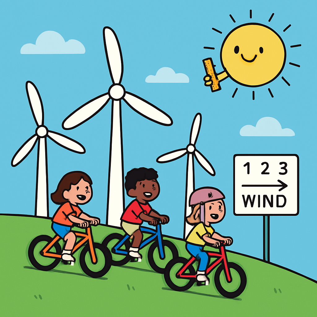 Wind Farm Math Adventure diamond painting