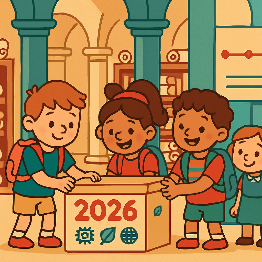 Time Capsule Builders At The Ancient Library Painting by diamonds kit