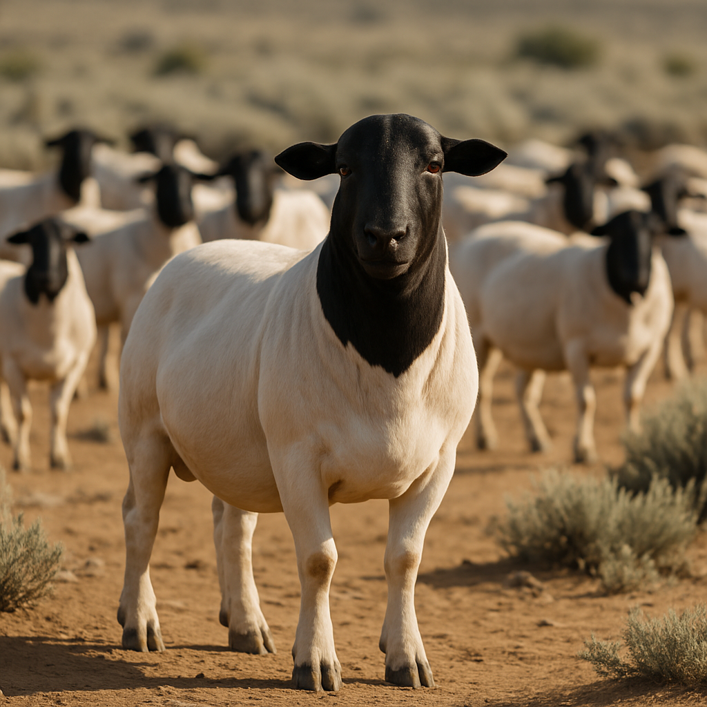 Dorper Sheep South Africa diamonded painting kits