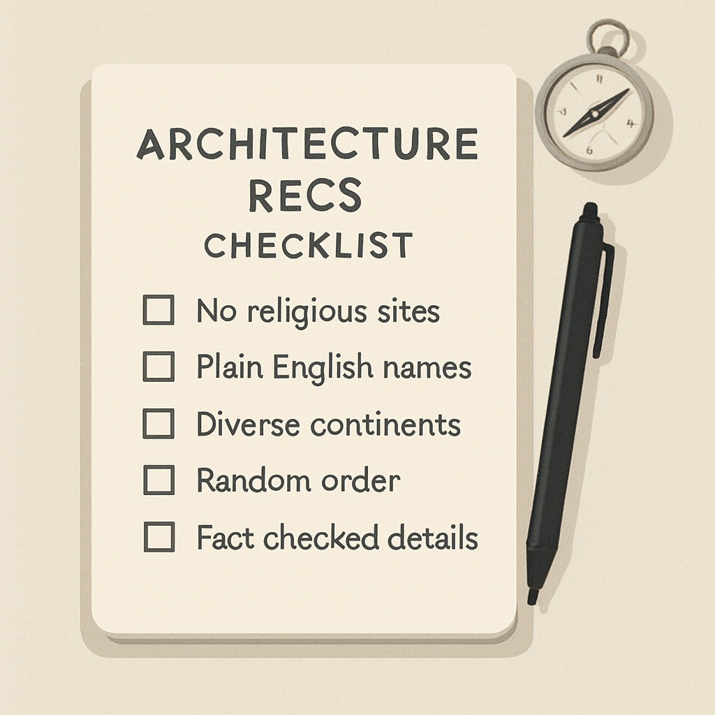 Architectural Criteria Checklist Paint by diamonds art