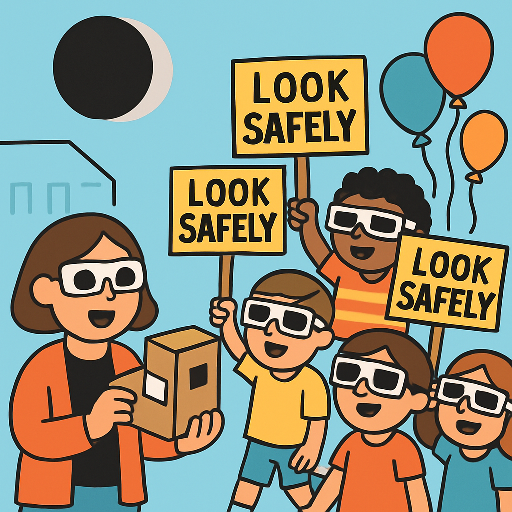 Solar Eclipse Safety Parade diamonded painting kits