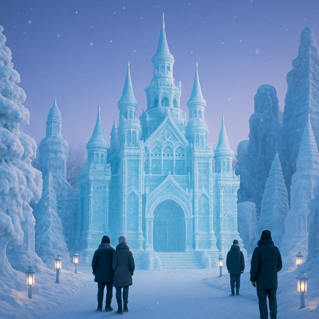 Sapporo Snow Festival Sapporo Paint by diamonds kits