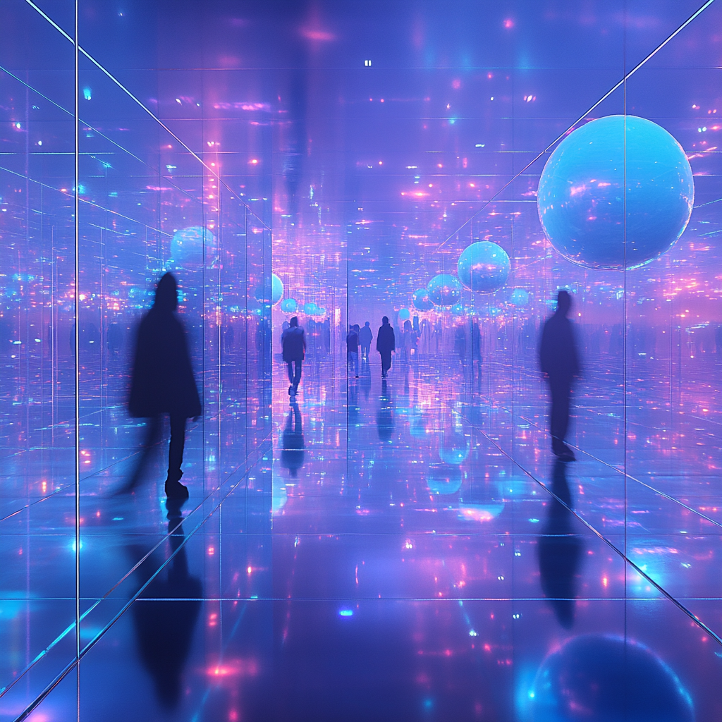 TeamLab Planets In Tokyo Japan paint by diamond