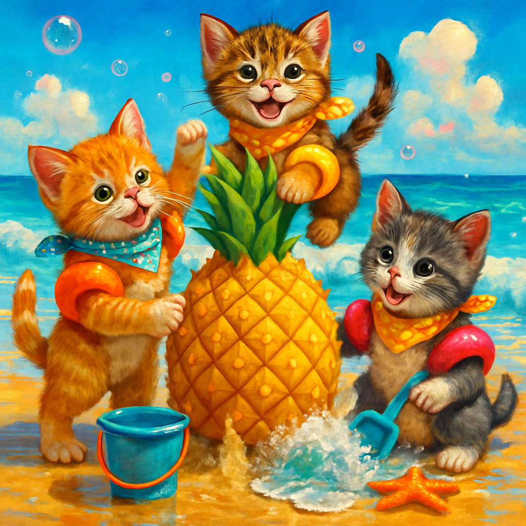 Sandcastle Engineers Of Pineapple Cove paint by diamonds