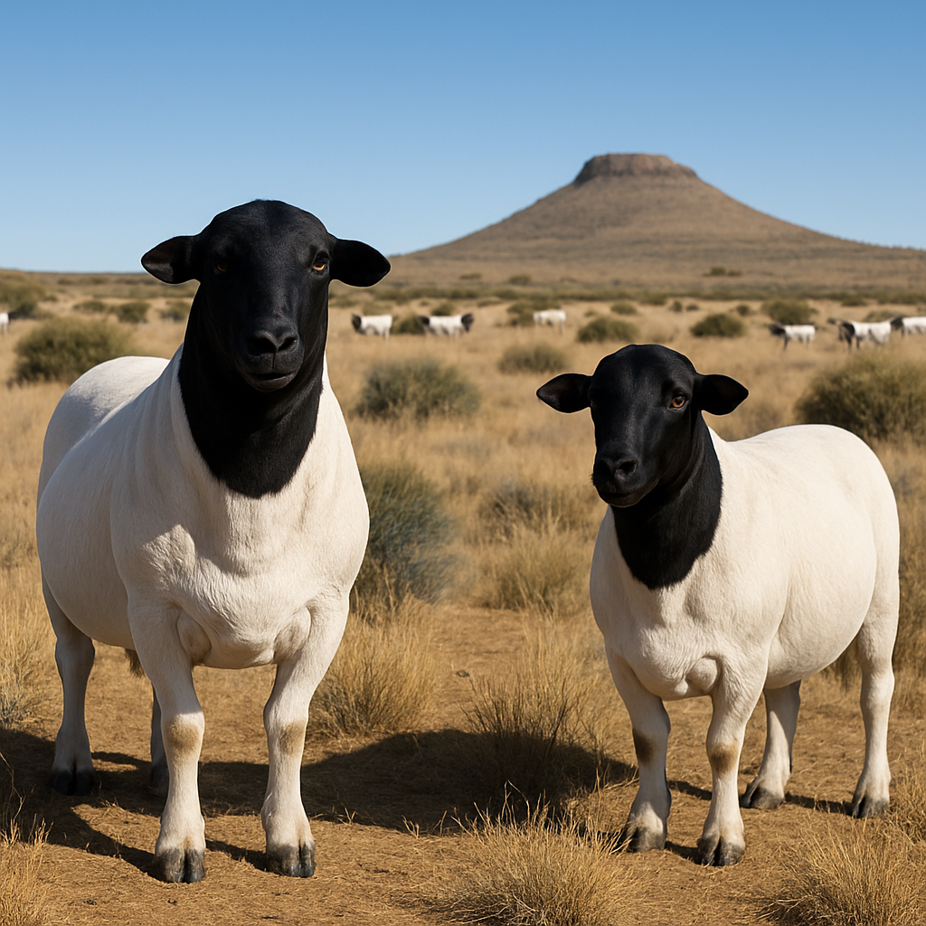 Dorper Sheep South Africa diamonded painting kits