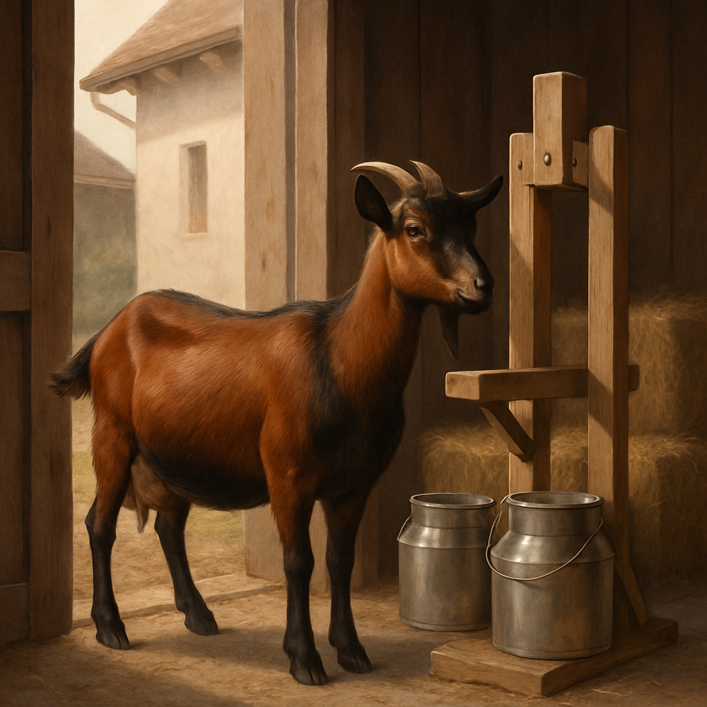 Oberhasli Goat Switzerland United States DIY paint by diamonds