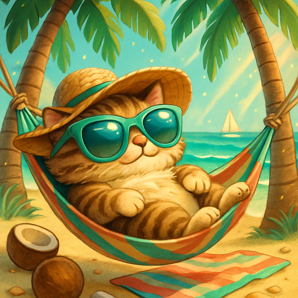 Hammock Cove Coconut Siesta DIY paint by diamonds