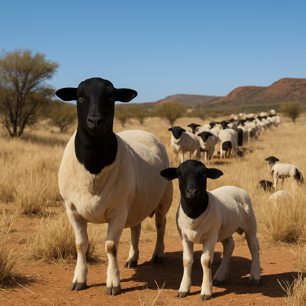 Dorper Sheep South Africa Paint by diamonds kits