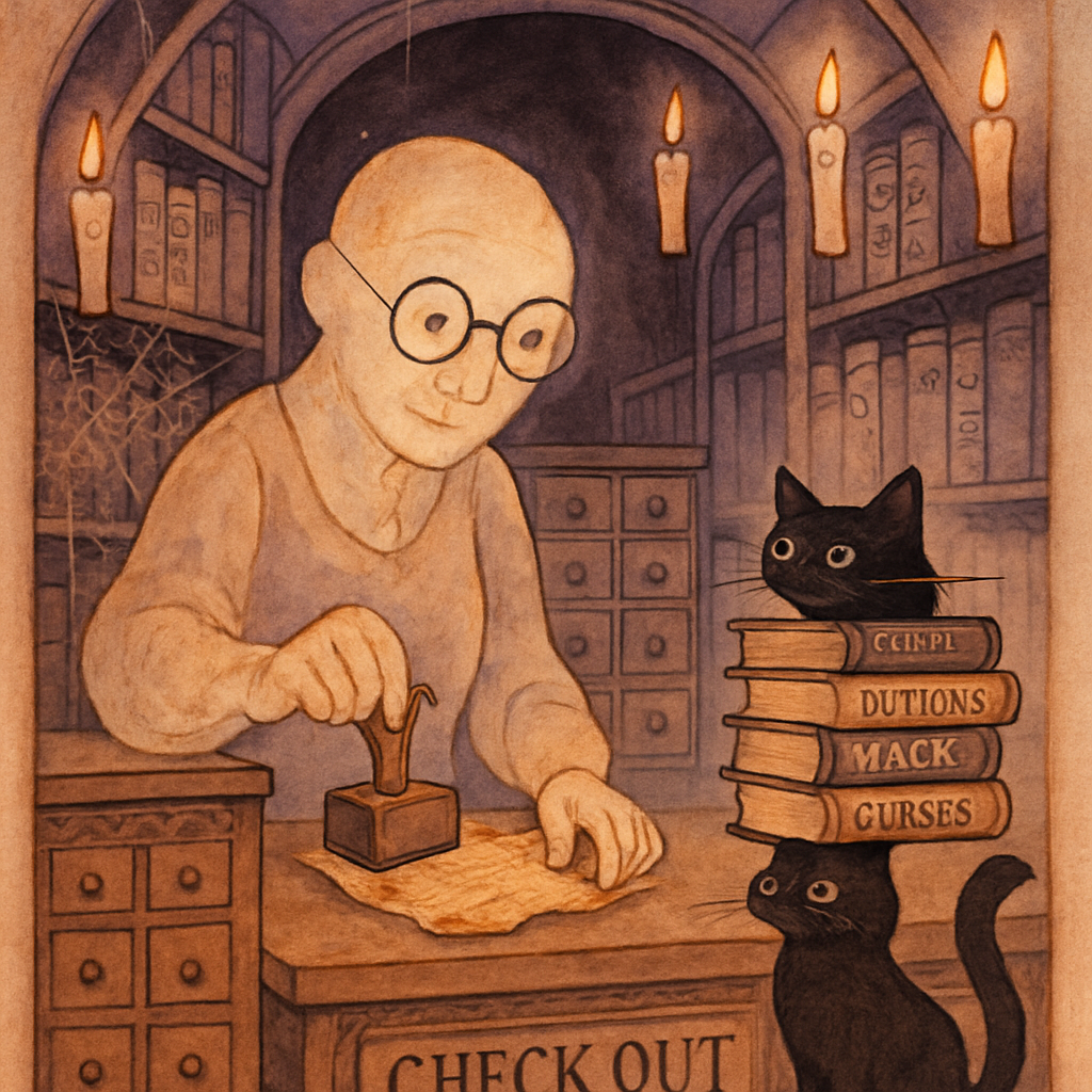 The Spirit Library Checkout Painting by diamonds kit