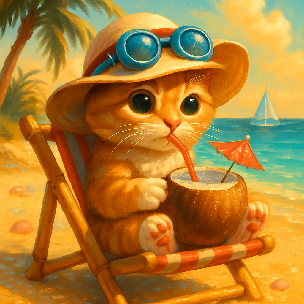 Tiki Juice Break By The Shell Trail paint by diamond