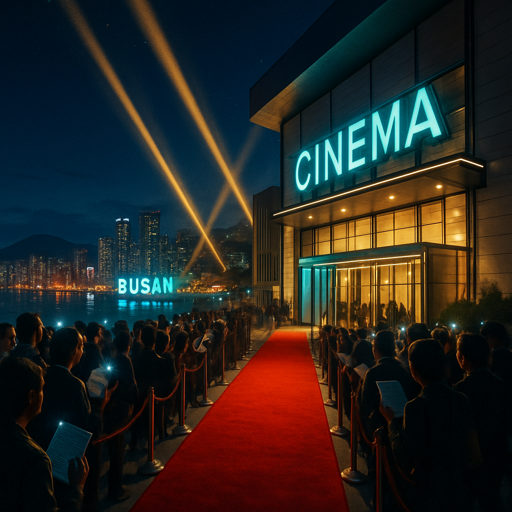 Busan International Film Festival Busan paint by color