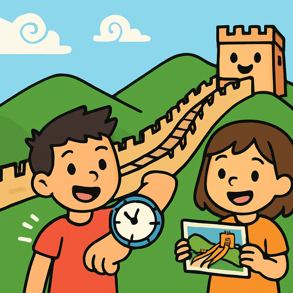 Great Wall Time Travel Postcards painting diamond kit