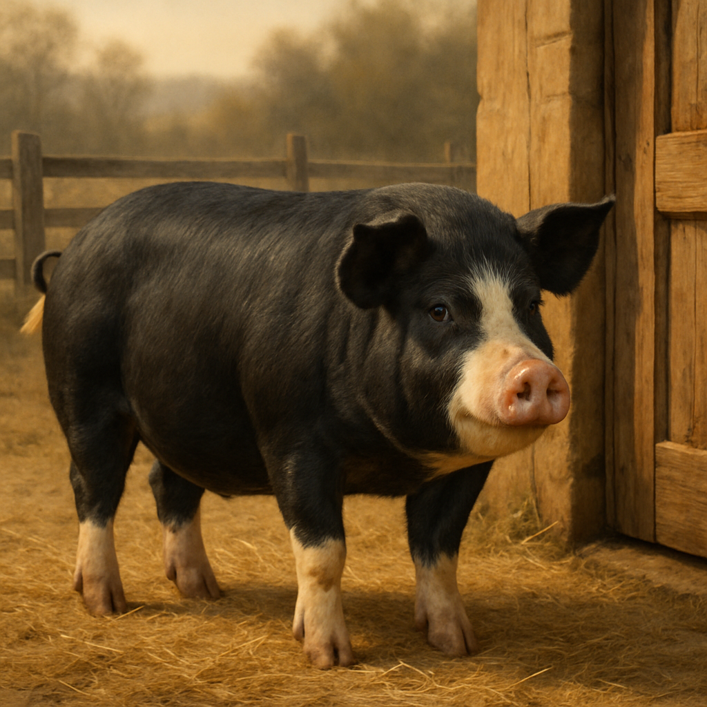 Berkshire Pig United Kingdom Paint by diamonds art
