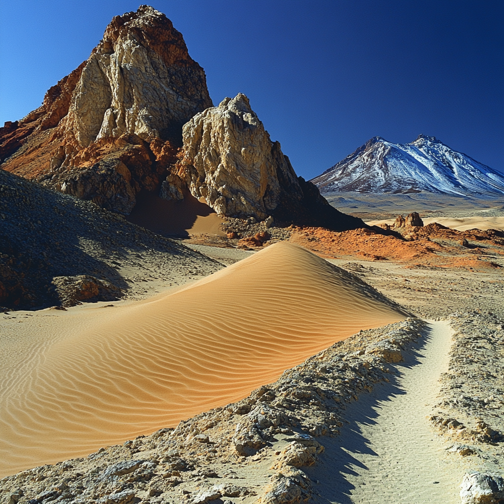 Atacama Desert Valleys paint by color
