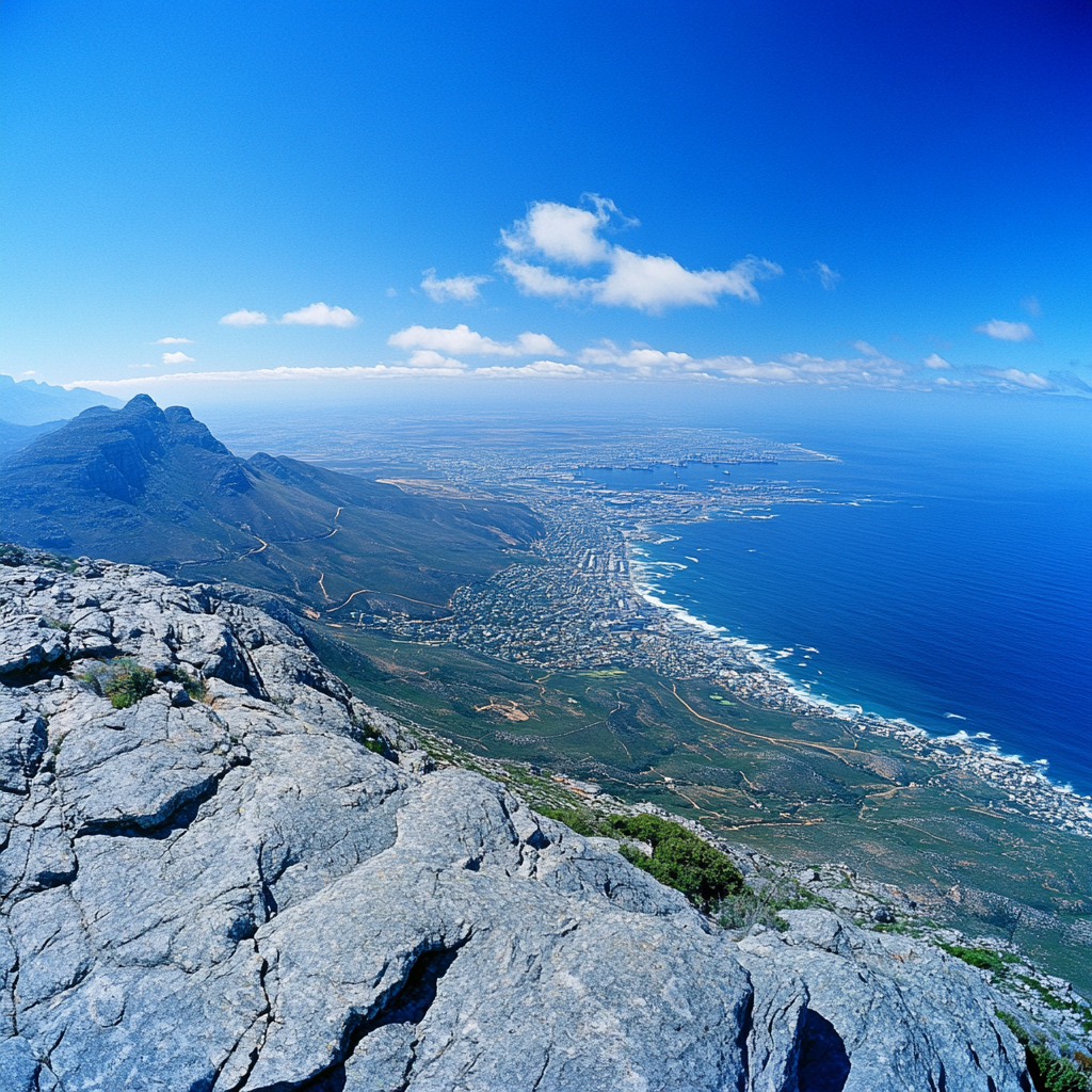 Table Mountain Cape Town South Africa painting diamond kit
