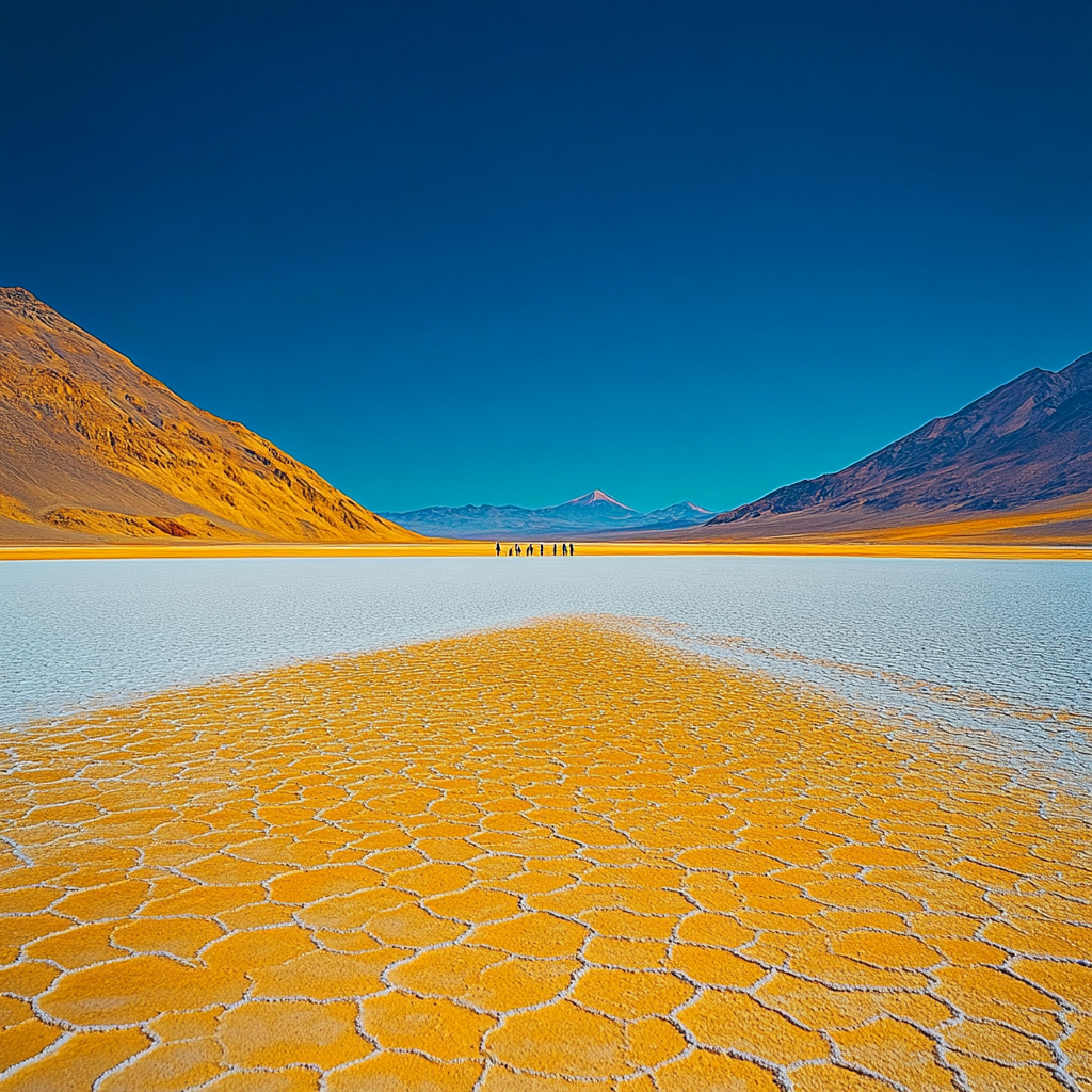 Atacama Desert Valleys And Salt Flats Paint by diamonds kits