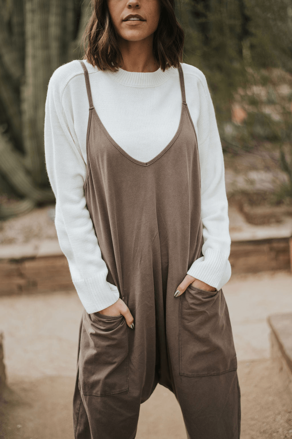 Women's Casual Wide Leg Jumpsuit-Comfy Jumpsuits