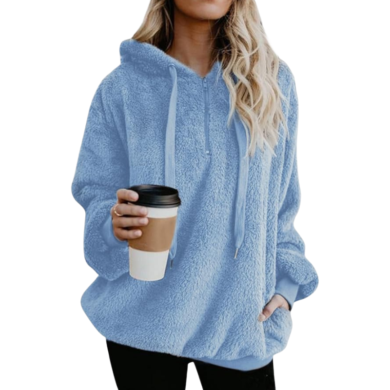 Century Star Womens Fuzzy Hoodies Pullover Sport Hoodie