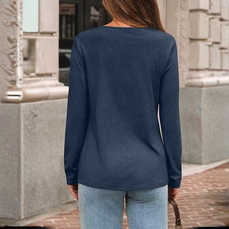 Long Sleeve T Shirt With Comfortable Fit For Women