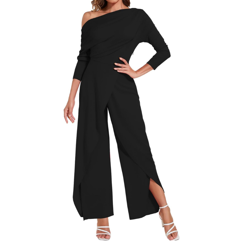Long Sleeves Wide Length Jumpsuits