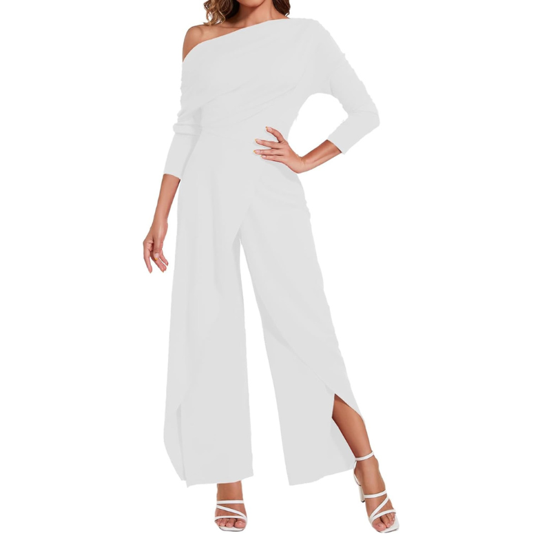 Long Sleeves Wide Length Jumpsuits