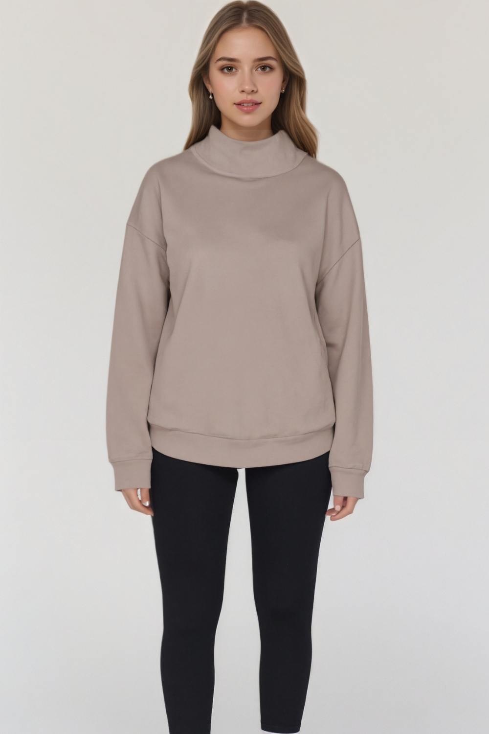 Oversized Long Sleeve Pullover Sweatshirt Hoodie