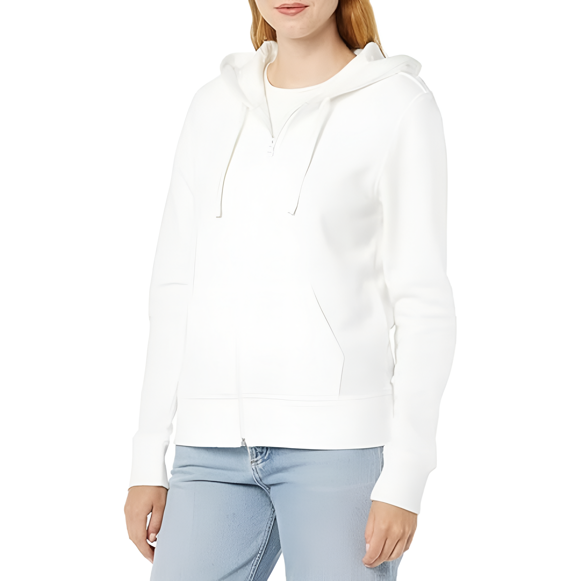 Full Zip Fleece Hoodie For Women